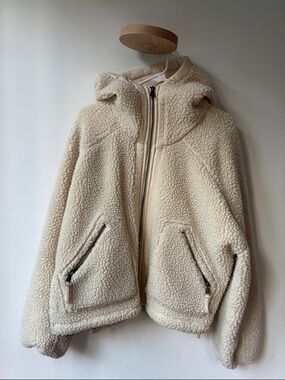 FP Movement Free People Sherpa Zip-Up Hooded Jacket